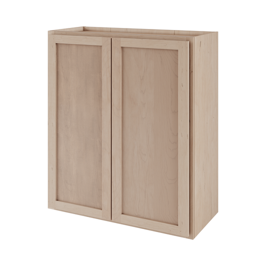 Amishwerks Cherry Unfinished Wall Cabinets Cherry Unfinished 27" x 36" Wall Cabinet