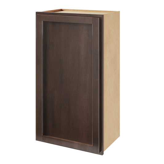Amishwerks Espresso Wall Cabinets Espresso 15" x 30" Wall Cabinet