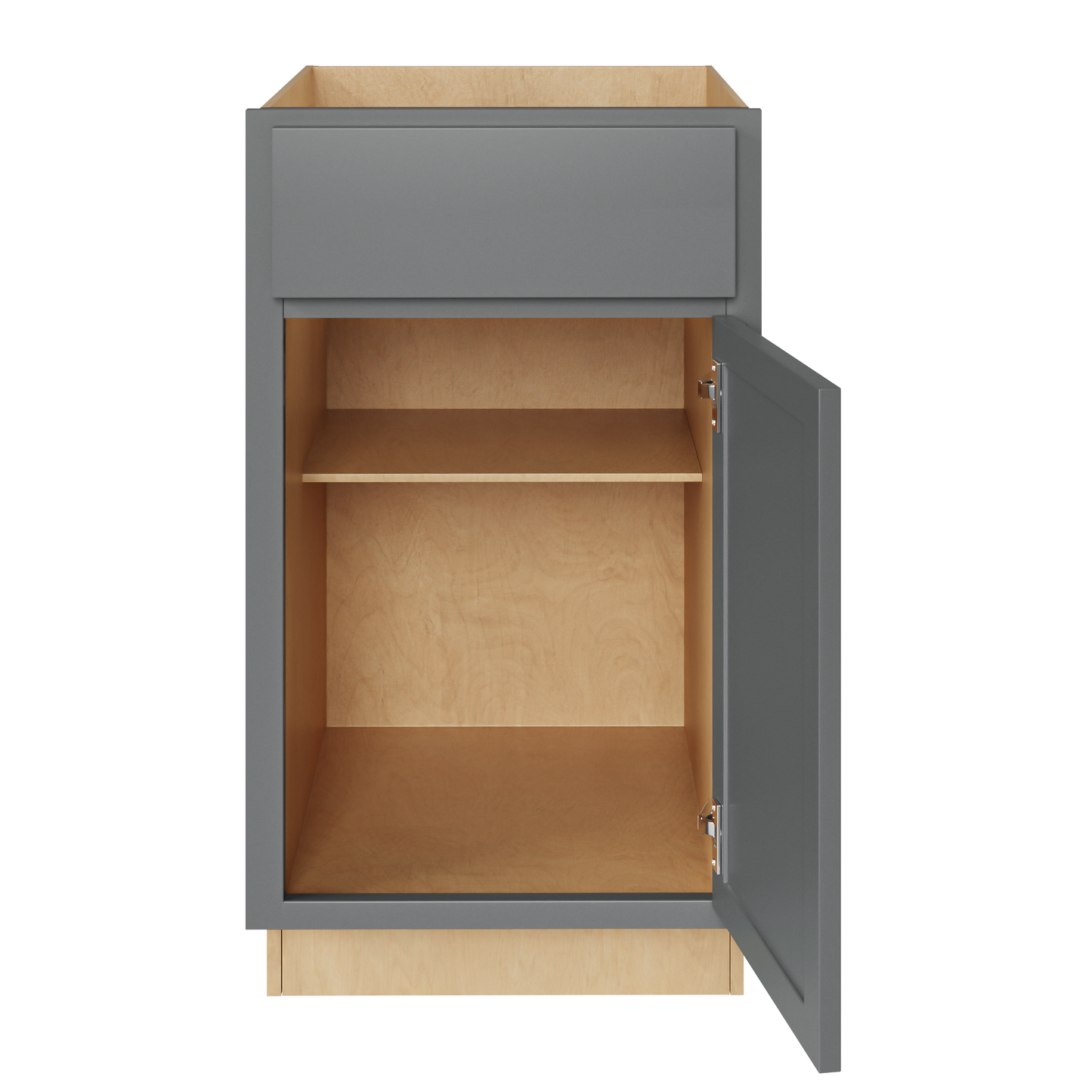 Amishwerks Magnetic Grey Base Cabinets Magnetic Grey 12" Base Cabinet