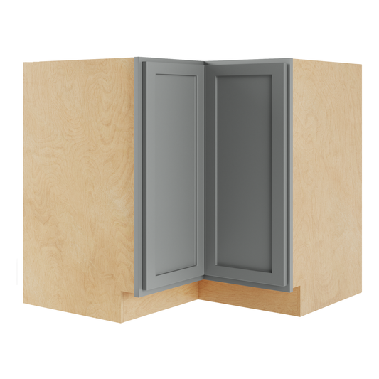 Amishwerks Magnetic Grey Base Cabinets Magnetic Grey 36" Lazy Susan Corner Base Cabinet