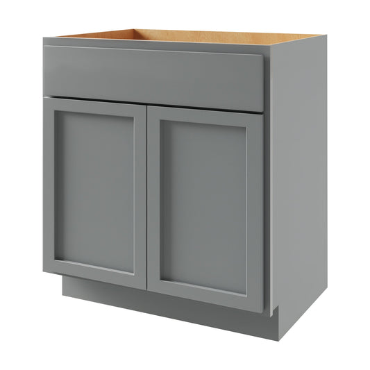 Amishwerks Magnetic Grey Bathroom Vanities Magnetic Grey 30" Bathroom Vanity Sink Base Cabinet