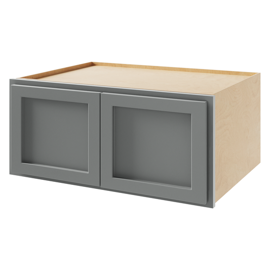 Amishwerks Magnetic Grey Wall Cabinets Magnetic Grey 30" x 12" Wall Cabinet