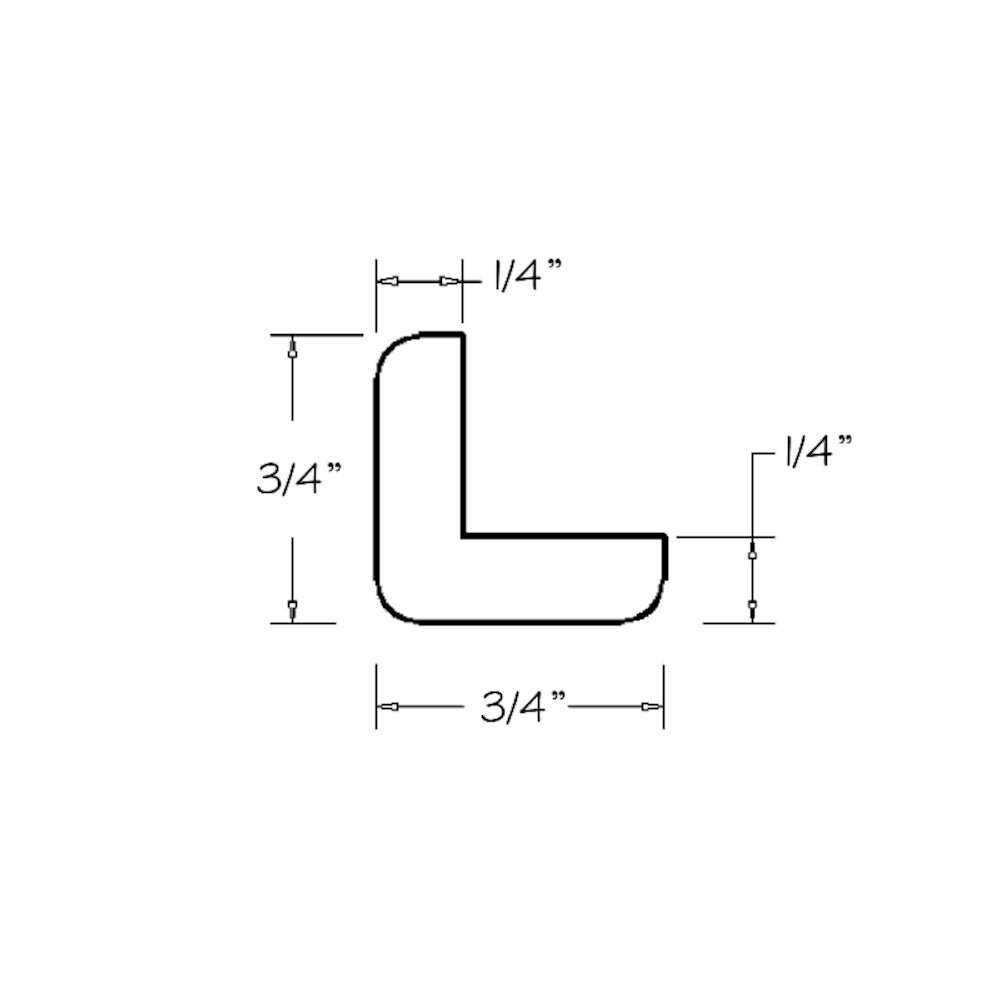 Amishwerks Maple Unfinished Accessories Maple Unfinished Outside Corner Molding