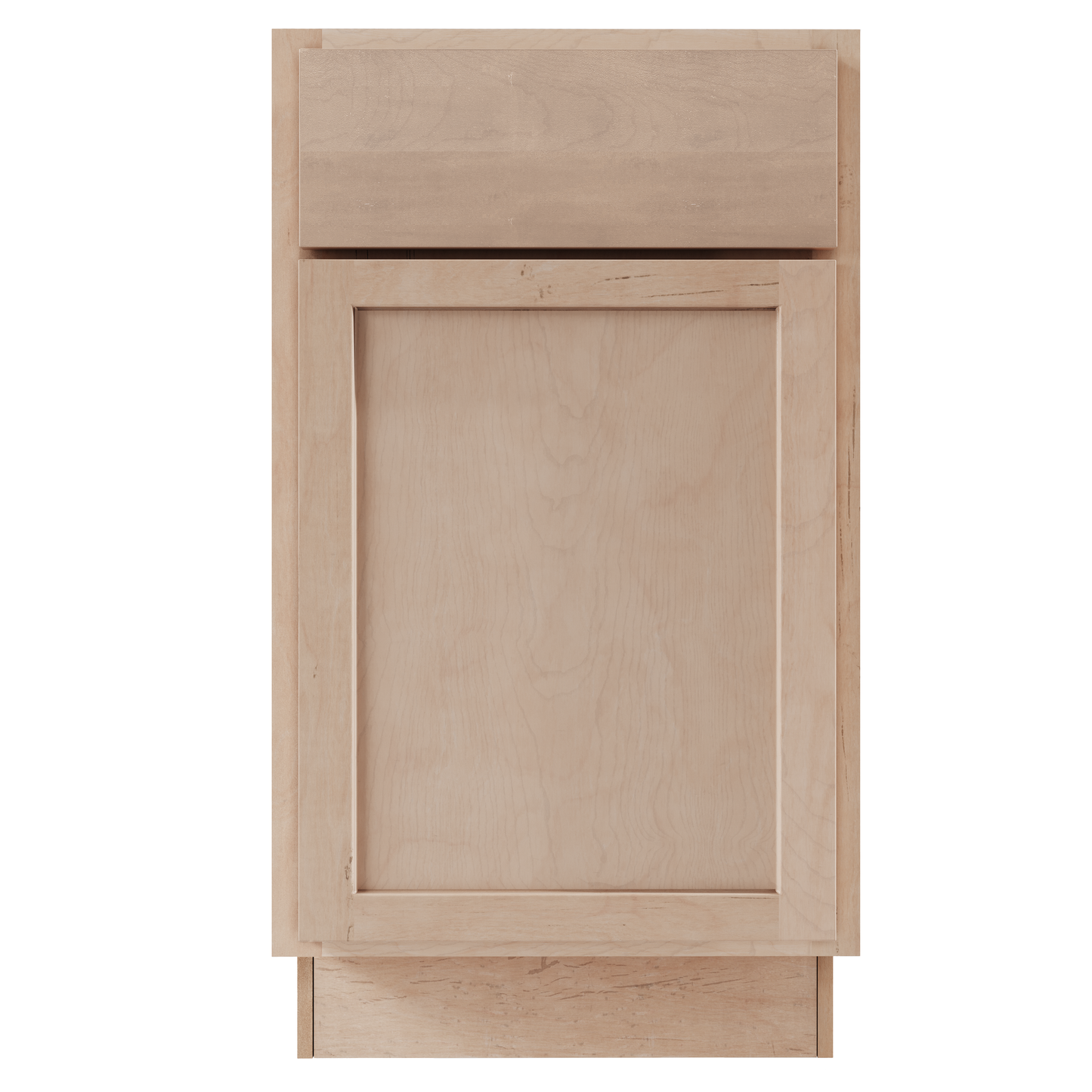 Amishwerks Maple Unfinished Base Cabinets Maple Unfinished 24" Base Cabinet
