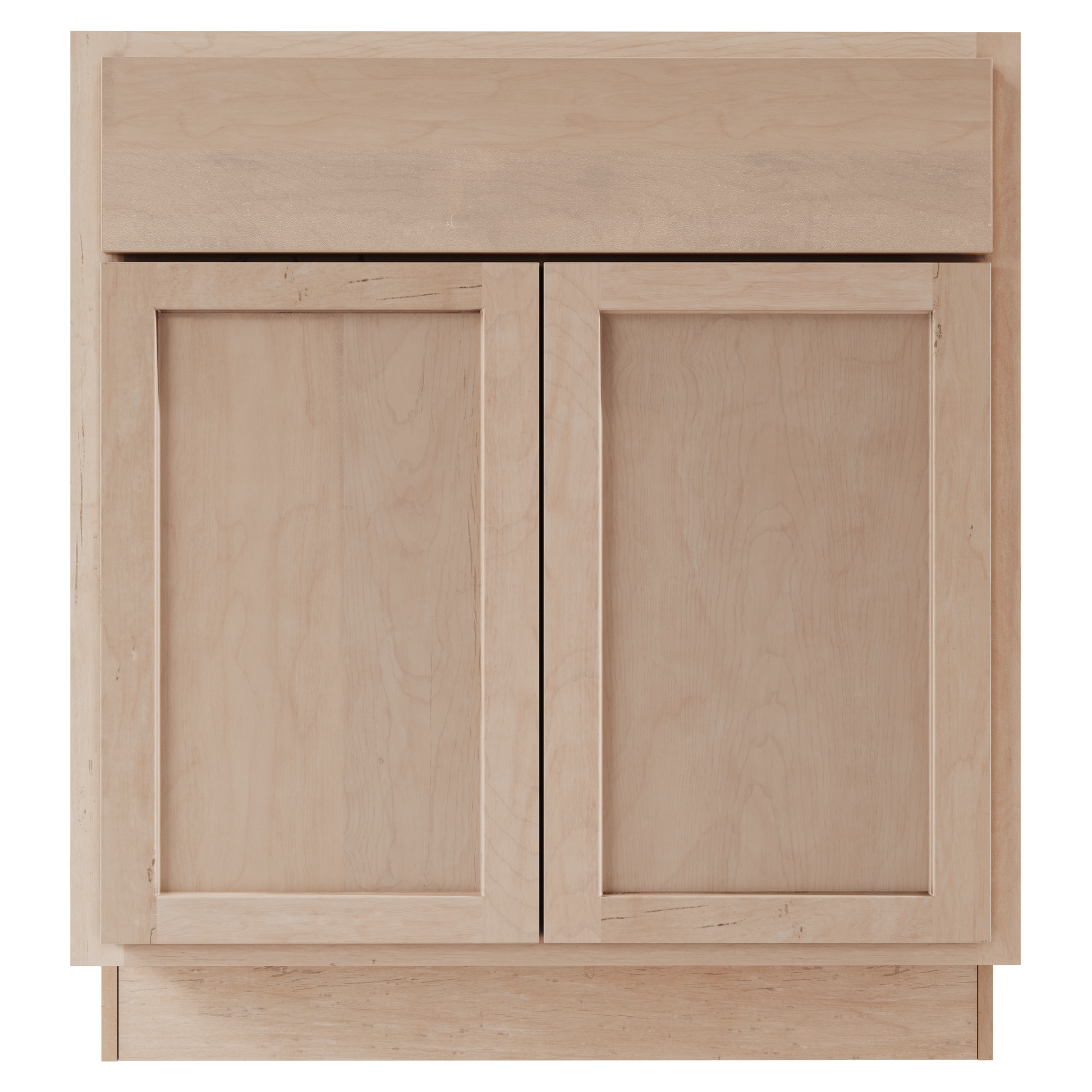 Amishwerks Maple Unfinished Bathroom Vanities Maple Unfinished 24" Bathroom Vanity Sink Base Cabinet