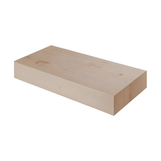 Amishwerks Maple Unfinished Floating Shelves Maple Unfinished 12" Floating Shelf