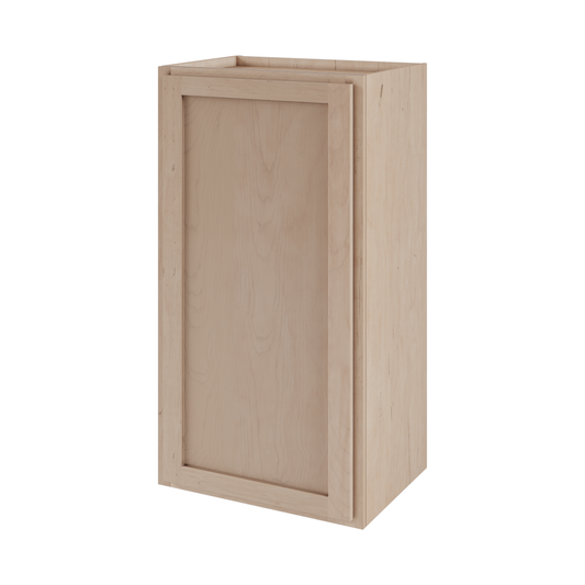 Amishwerks Maple Unfinished Wall Cabinets Maple Unfinished 15" x 30" Wall Cabinet