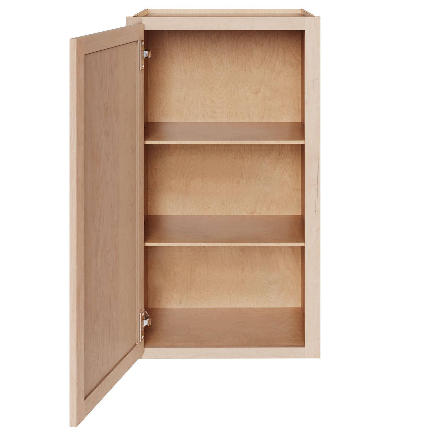 Amishwerks Maple Unfinished Wall Cabinets Maple Unfinished 18" x 42" Wall Cabinet