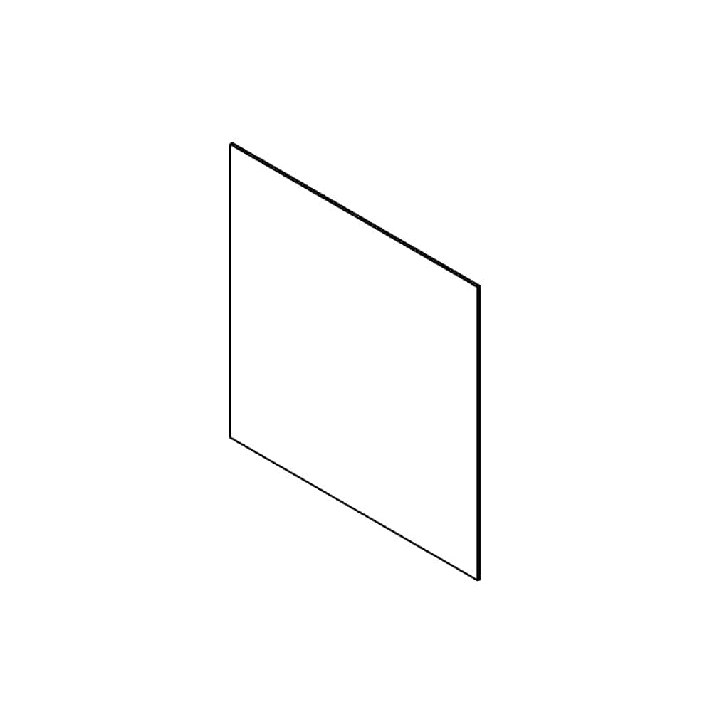 Amishwerks Natural Maple Accessories Natural Maple 12" x 12" Wall End Panel