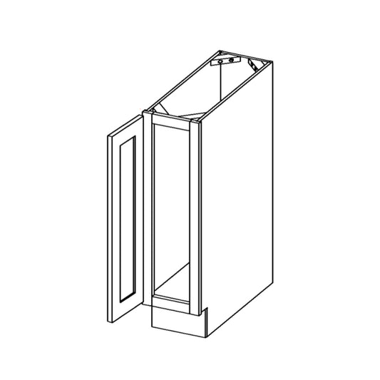 Amishwerks Natural Maple Base Cabinets Natural Maple 9" Full Height Door Base Cabinet