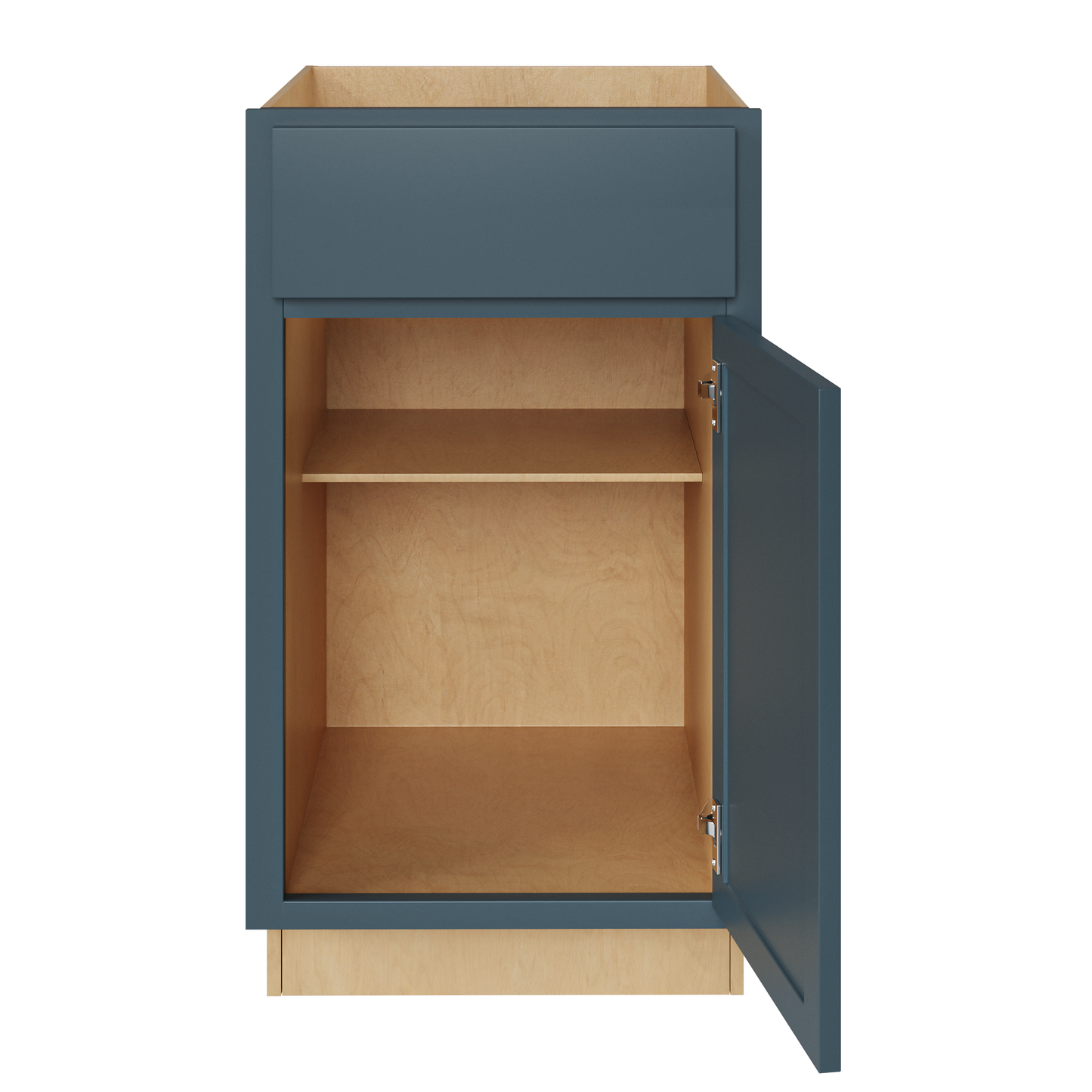 Amishwerks Needlepoint Navy Blue Base Cabinets Needlepoint Navy Blue 21" Base Cabinet