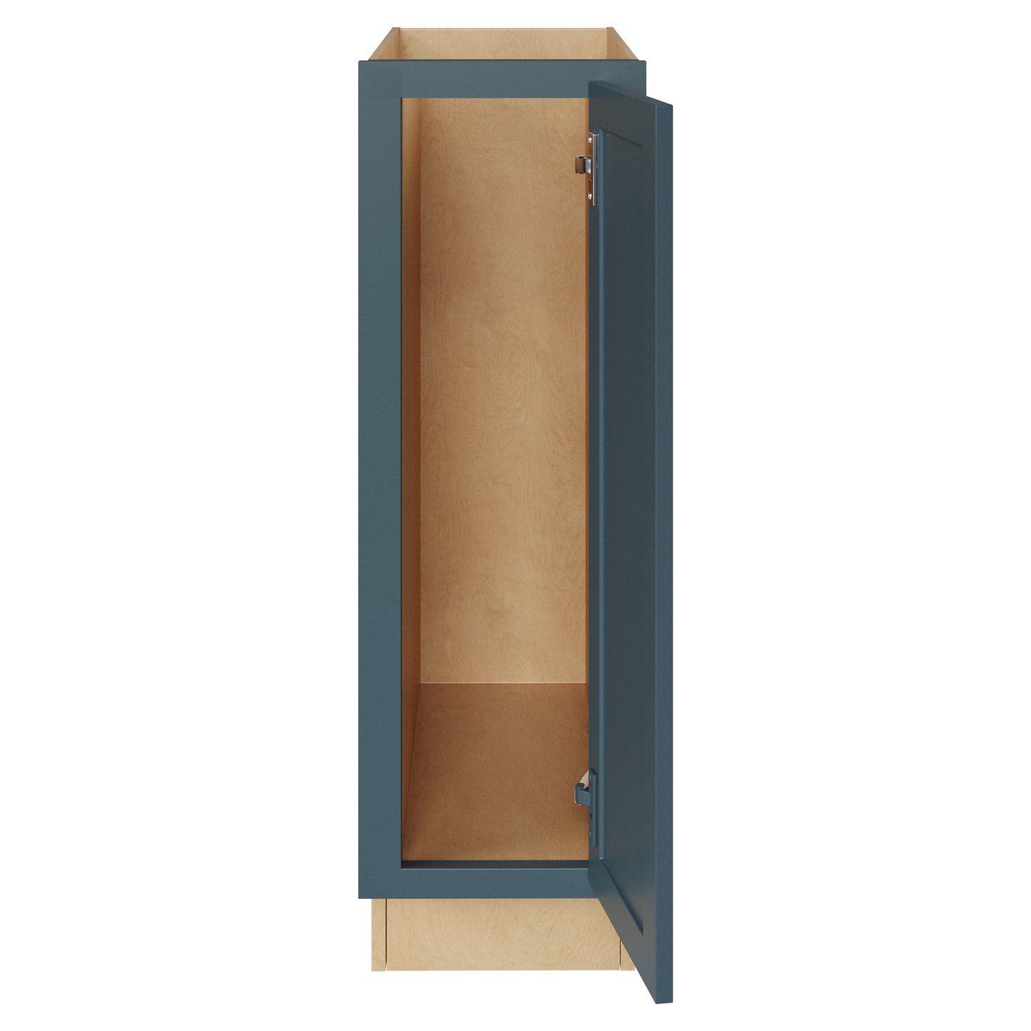 Amishwerks Needlepoint Navy Blue Base Cabinets Needlepoint Navy Blue 9" Full Height Door Base Cabinet
