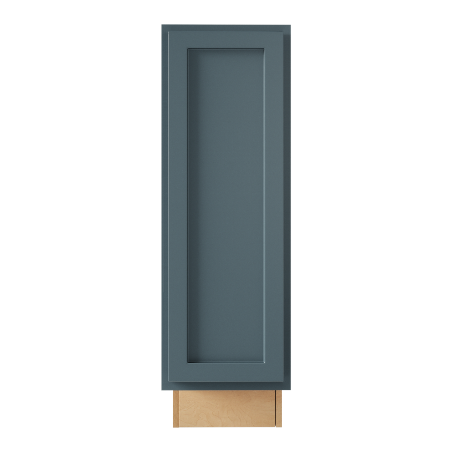 Amishwerks Needlepoint Navy Blue Base Cabinets Needlepoint Navy Blue 9" Full Height Door Base Cabinet