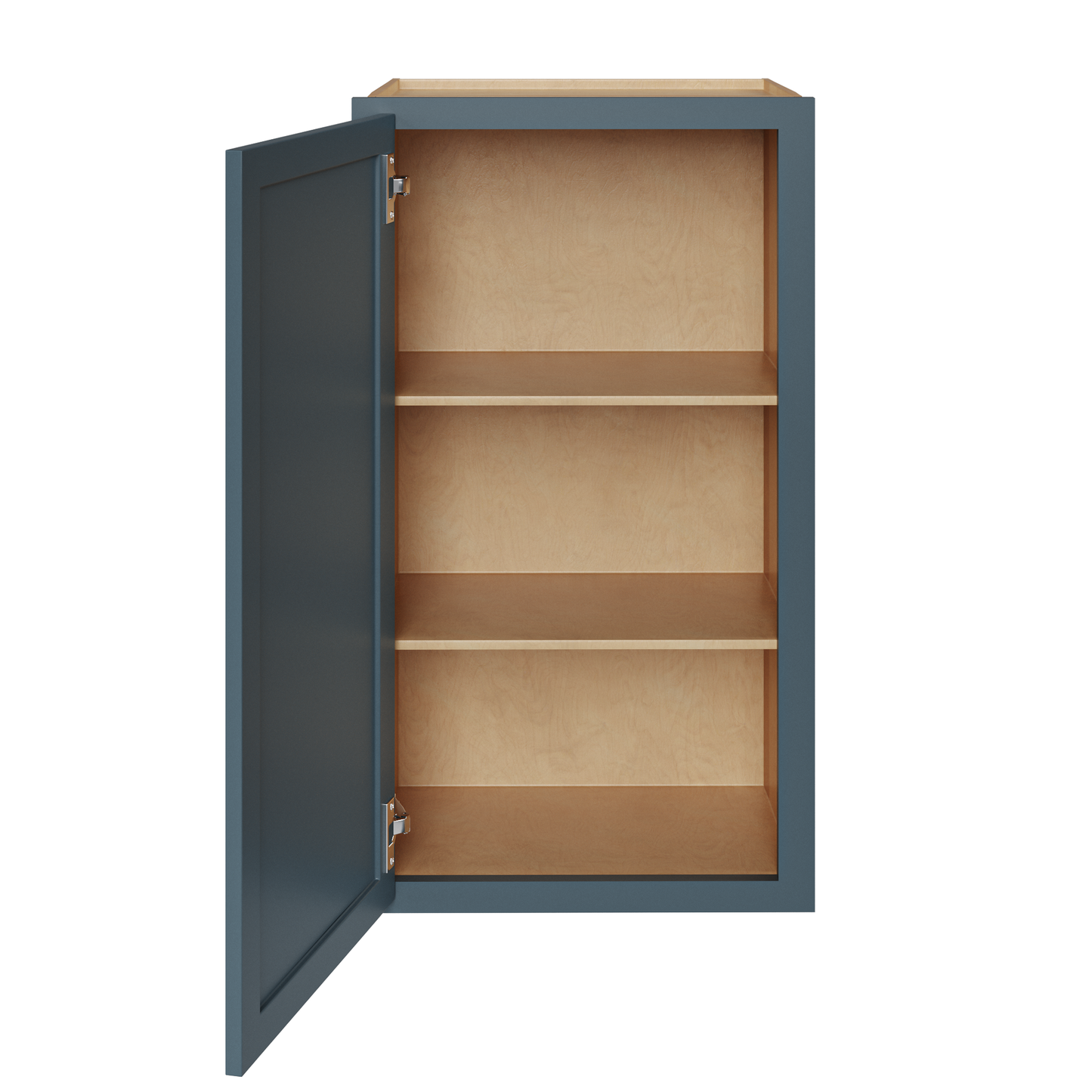 Amishwerks Needlepoint Navy Blue Wall Cabinets Needlepoint Navy Blue 9" x 30" Wall Cabinet