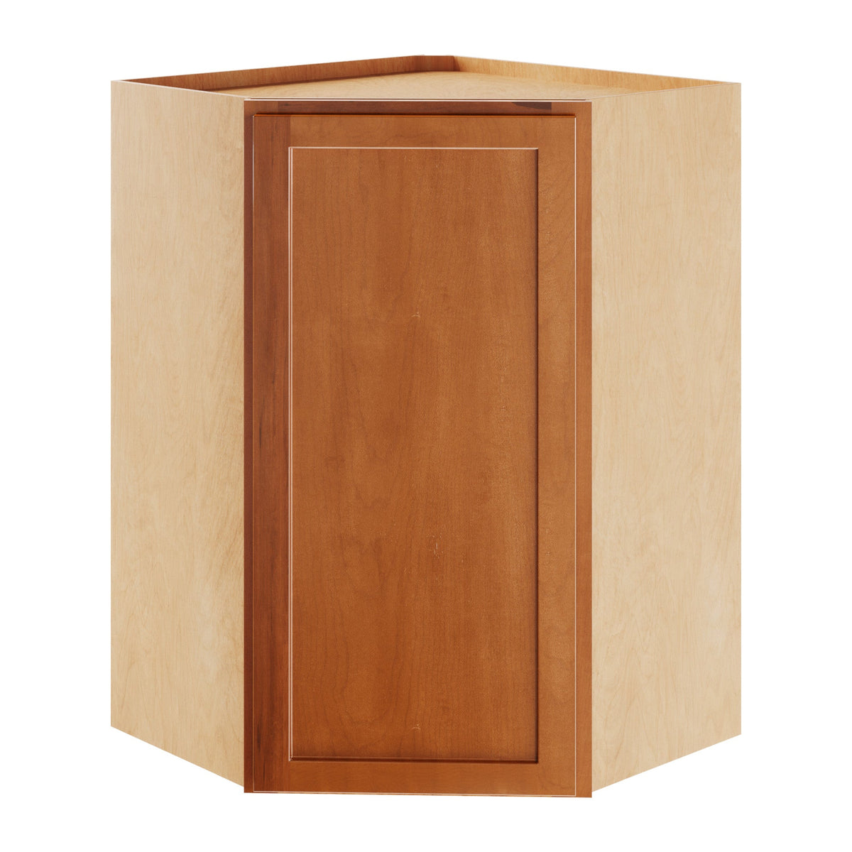 Amishwerks Provincial Wall Cabinets Provincial 24" x 30" Diagonal Corner Wall Cabinet