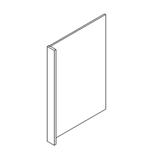 Amishwerks Vasa Black Accessories Vasa Black 24" x 96" Refrigerator End Panel