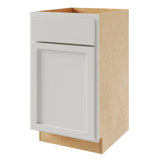 Amishwerks Pure White Base Cabinets Pure White 18" Base Cabinet