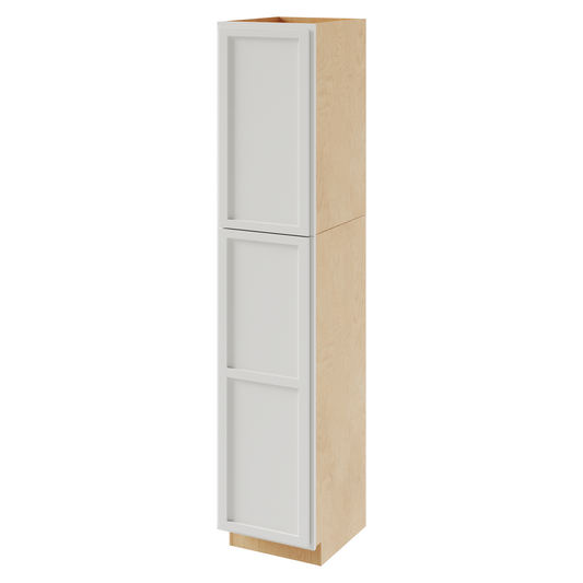 Amishwerks Pure White Oven and Pantry Cabinets Pure White 24" x 84" Tall Pantry Linen Cabinet