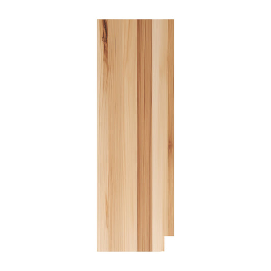 Rustic White Oak 90" Tall End Panel (Left)