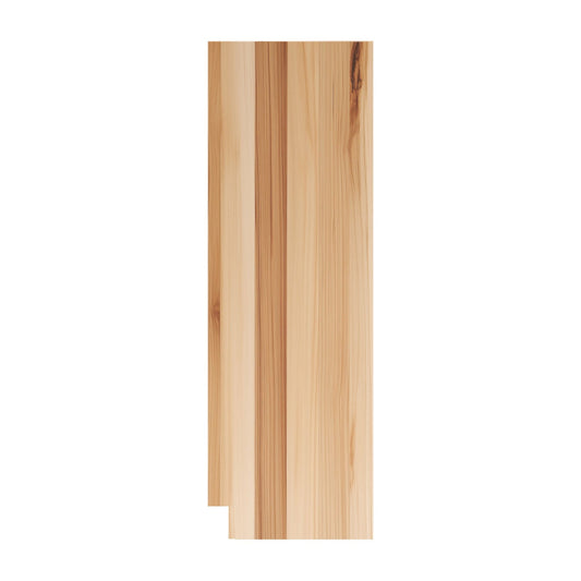 Rustic White Oak 96" Tall End Panel (Right)