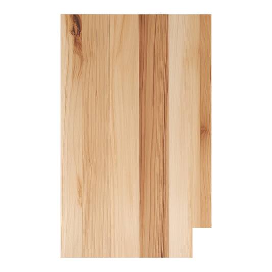 Rustic White Oak Base End Panel (Left)