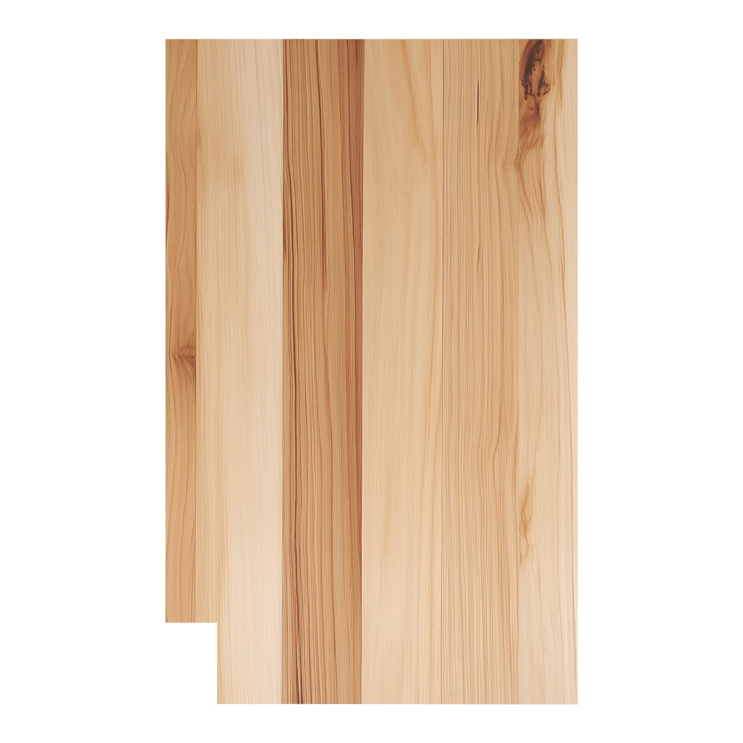 Rustic White Oak Base End Panel (Right)