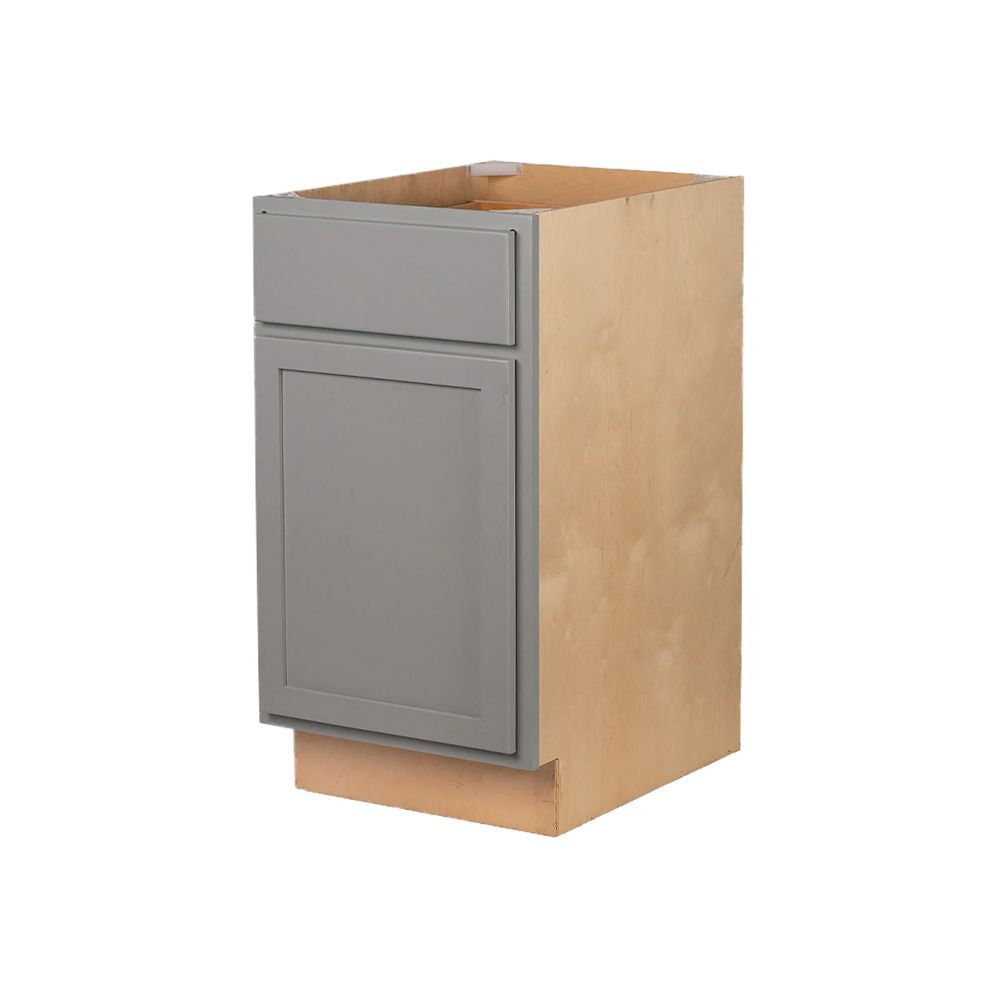 Amishwerks Magnetic Grey Base Cabinets Magnetic Grey 15" Base Cabinet