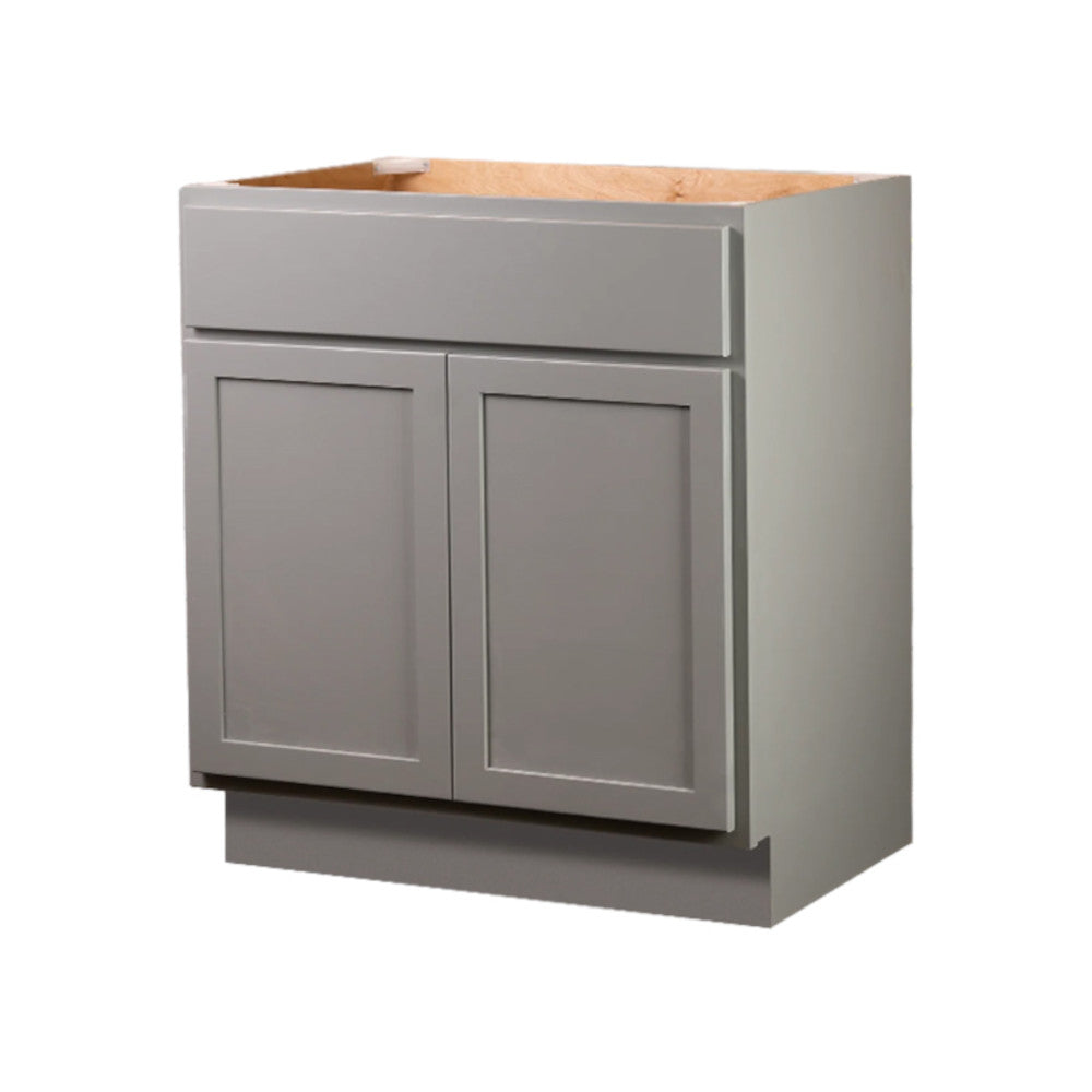 Backwoods Cabinetry Magnetic Grey Bathroom Vanities Magnetic Grey 24" Bathroom Vanity Sink Base Cabinet