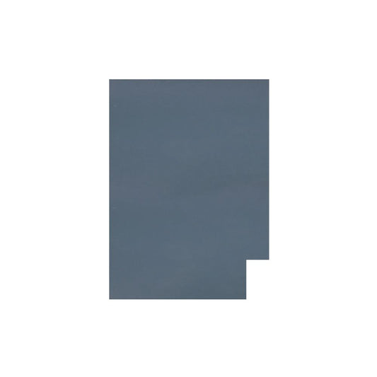 Needlepoint Navy Blue Base End Panel (Left)