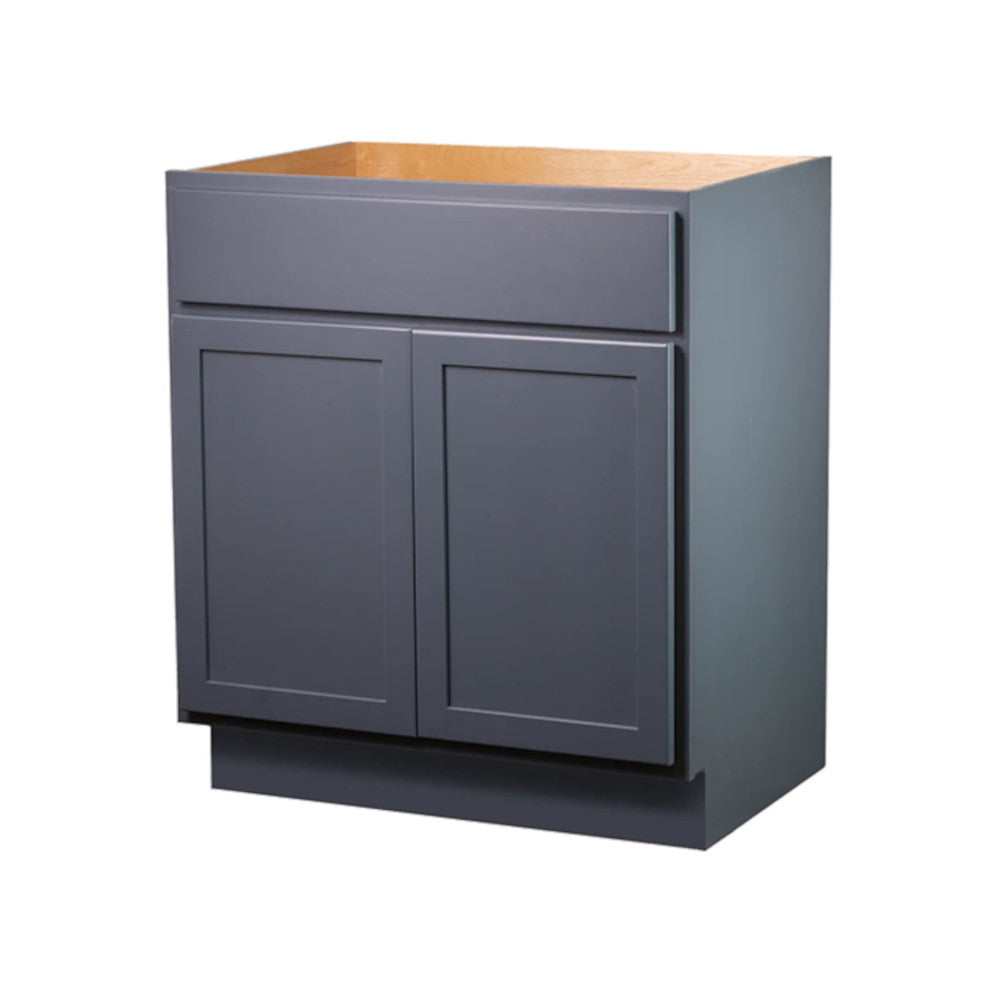 Backwoods Cabinetry Needlepoint Navy Blue Bathroom Vanities Needlepoint Navy Blue 42" Bathroom Vanity Sink Base Cabinet