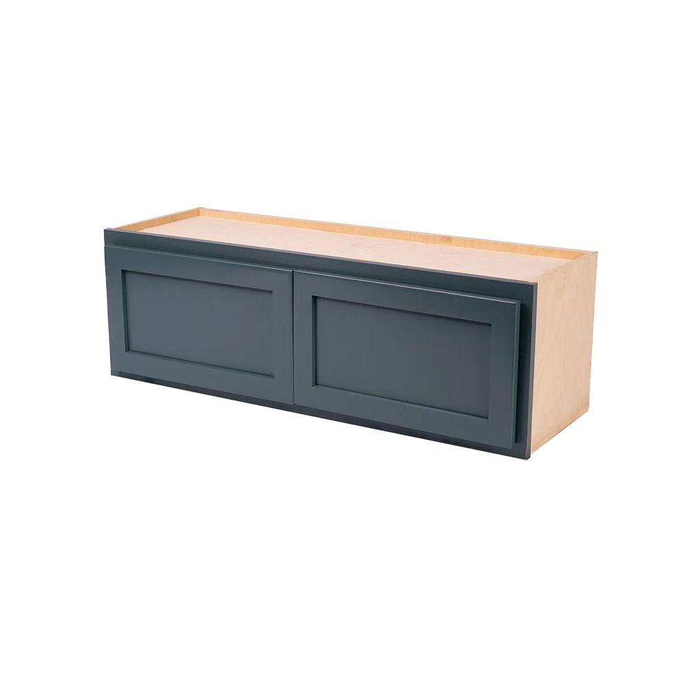 Amishwerks Needlepoint Navy Blue Wall Cabinets Needlepoint Navy Blue 36" x 18" x 12" Wall Cabinet