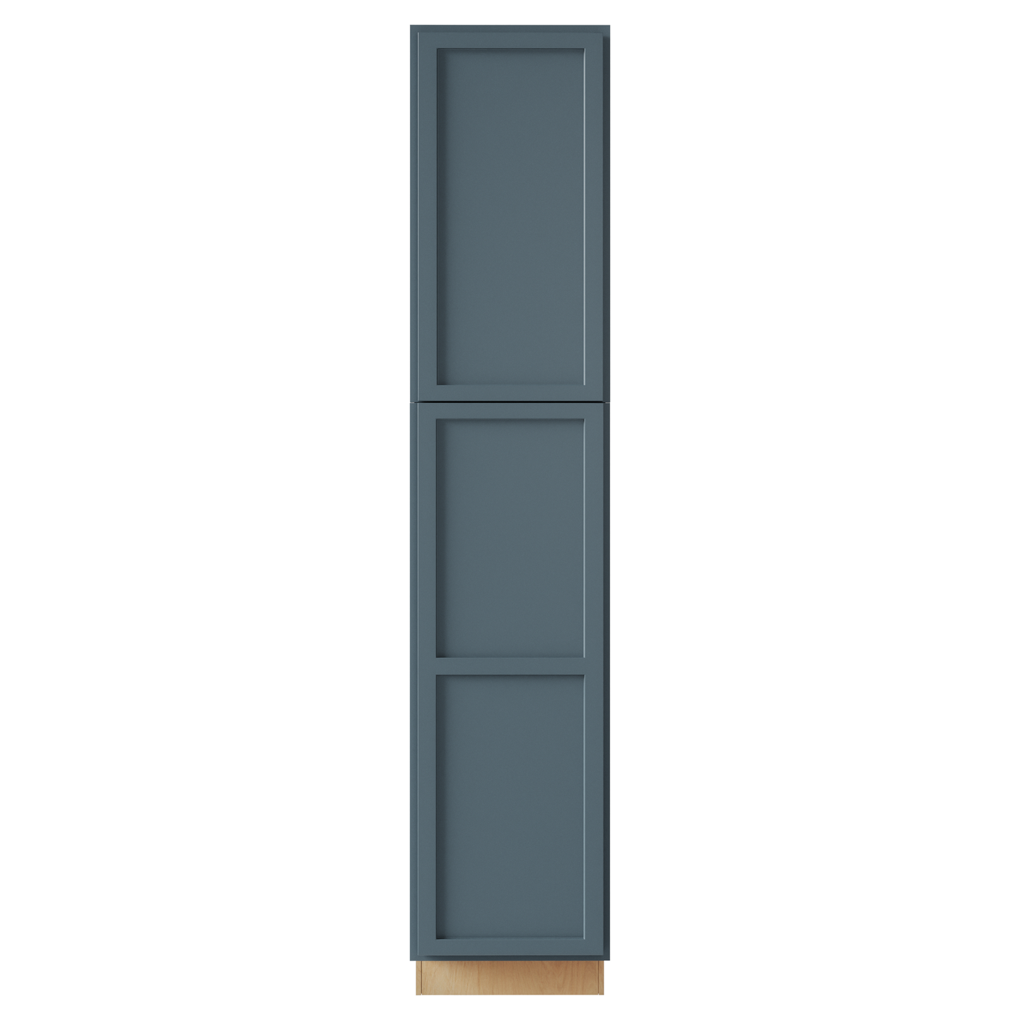 Needlepoint Navy Blue 24" x 84" Tall Pantry Linen Cabinet