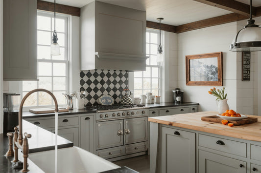 wooden range hood
