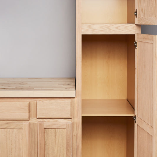 unfinished pantry cabinets