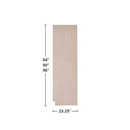 Amishwerks Cherry Unfinished Accessories Cherry Unfinished 96" Tall End Panel (Right)