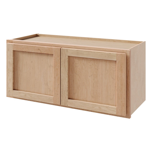 Amishwerks Cherry Unfinished Wall Cabinets Cherry Unfinished 30" x 12" Wall Cabinet