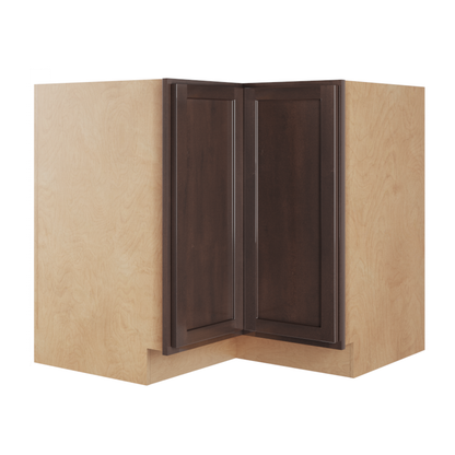 Amishwerks Espresso Base Cabinets Espresso 36" Lazy Susan Corner Base Cabinet