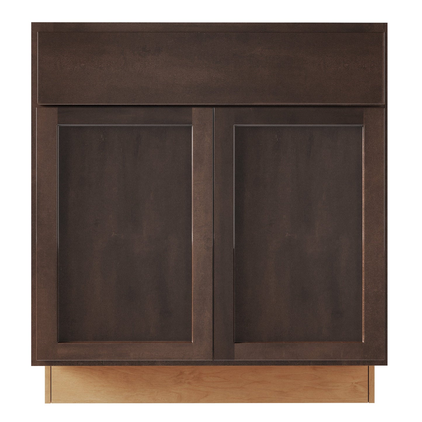 Amishwerks Espresso Base Cabinets Espresso 36" Sink Base Cabinet