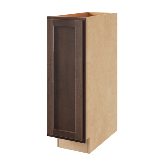 Amishwerks Espresso Base Cabinets Espresso 9" Full Height Door Base Cabinet