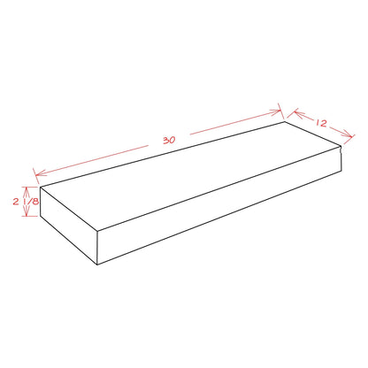 Amishwerks Espresso Floating Shelves Espresso 30" Floating Shelf