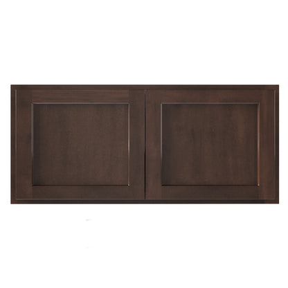 Amishwerks Espresso Wall Cabinets Espresso 30" x 12" Wall Cabinet