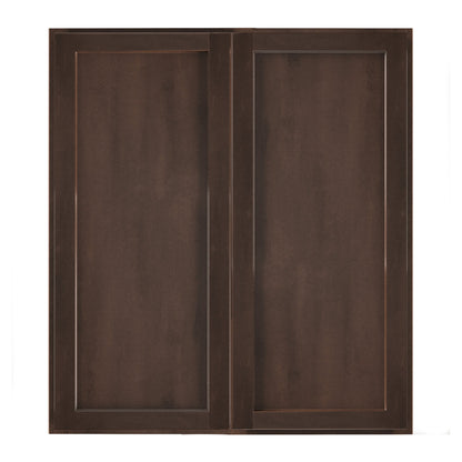 Amishwerks Espresso Wall Cabinets Espresso 30" x 30" Wall Cabinet