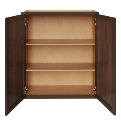 Amishwerks Espresso Wall Cabinets Espresso 36" x 30" Wall Cabinet