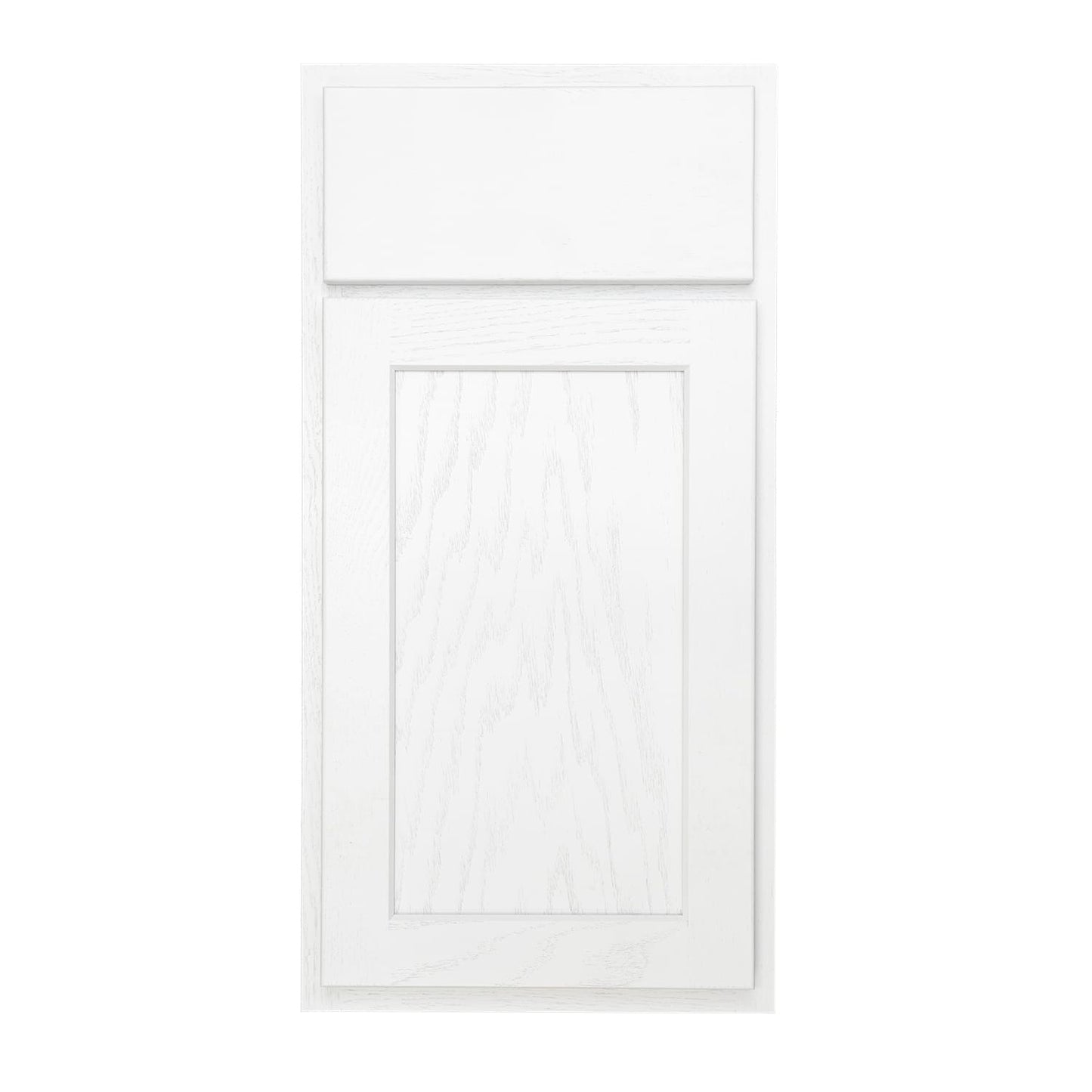 Amishwerks Heather White Rustic Red Oak Sample Door Heather White Door Sample