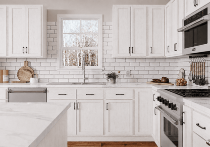 Amishwerks Heather White Rustic Red Oak Sample Door Heather White Door Sample