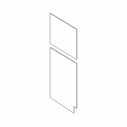 Amishwerks Hickory Unfinished Accessories Hickory Unfinished 84" Tall End Panel (Right)