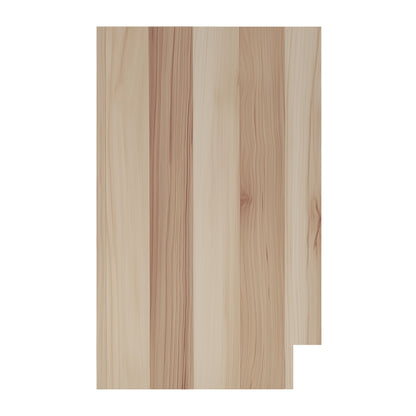 Amishwerks Hickory Unfinished Accessories Hickory Unfinished Base End Panel (Left)