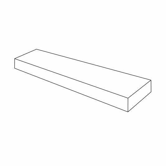 Amishwerks Hickory Unfinished Floating Shelves Hickory Unfinished 36" Floating Shelf