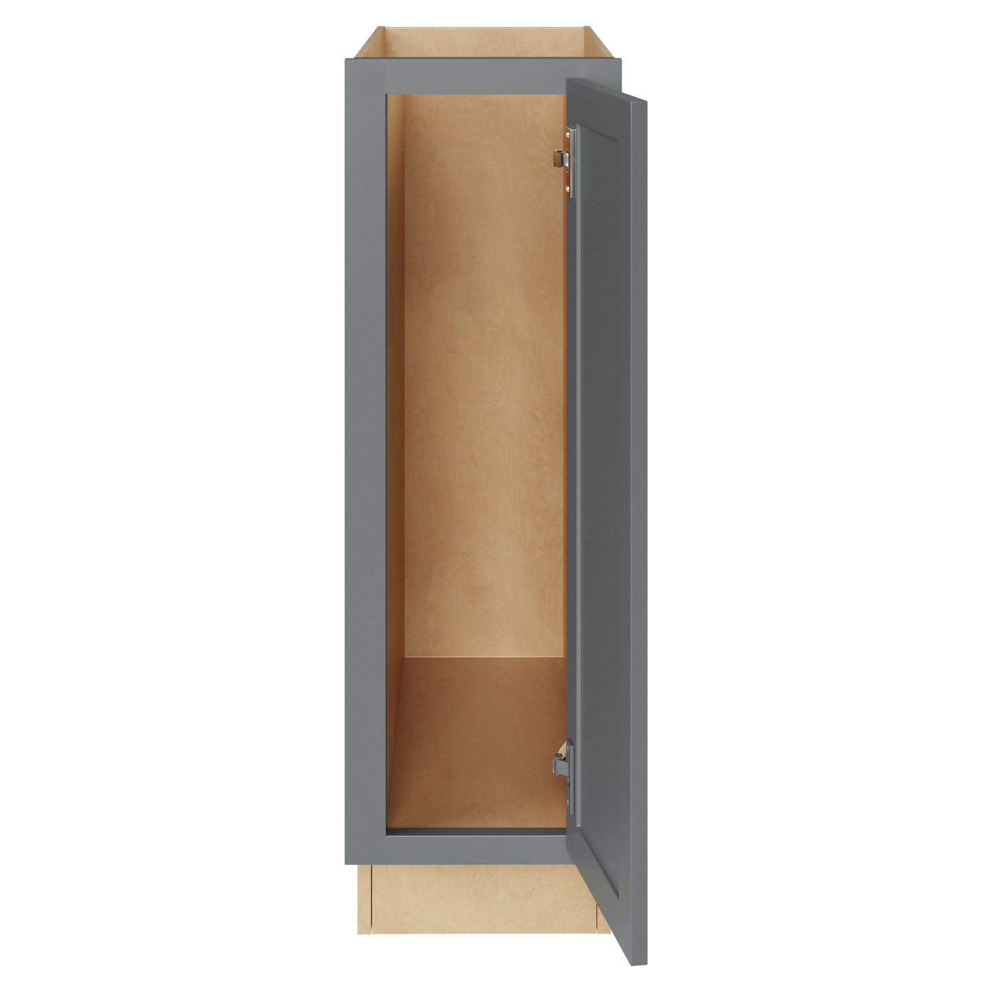 Amishwerks Magnetic Grey Base Cabinets Magnetic Grey 9" Full Height Door Base Cabinet