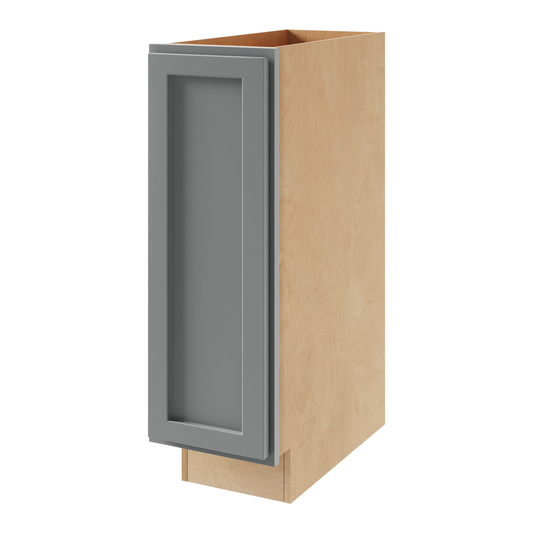Amishwerks Magnetic Grey Base Cabinets Magnetic Grey 9" Full Height Door Base Cabinet
